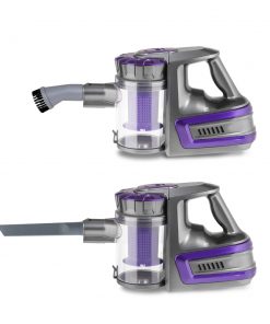 Devanti 150 Cordless Handheld Stick Vacuum Cleaner 2 Speed   Purple And Grey