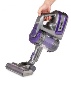 Devanti 150 Cordless Handheld Stick Vacuum Cleaner 2 Speed   Purple And Grey