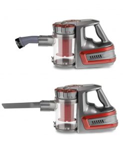 Devanti 150 Cordless Handheld Stick Vacuum Cleaner 2 Speed   Red And Grey