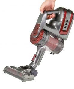 Devanti 150 Cordless Handheld Stick Vacuum Cleaner 2 Speed   Red And Grey