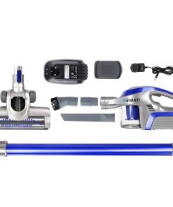 Devanti Cordless Stick Vacuum Cleaner - Blue & Grey