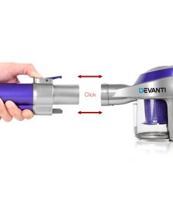 Devanti Cordless Stick Vacuum Cleaner - Purple & Grey
