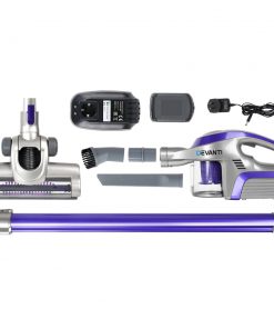 Devanti Cordless Stick Vacuum Cleaner - Purple & Grey