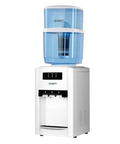 Devanti 22L Bench Top Water Cooler Dispenser Filter Purifier Hot Cold Room Temperature Three Taps