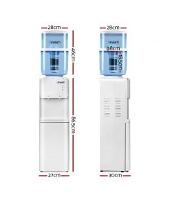 Devanti 22L Water Cooler Dispenser Top Loading Hot Cold Taps Filter Purifier Bottle