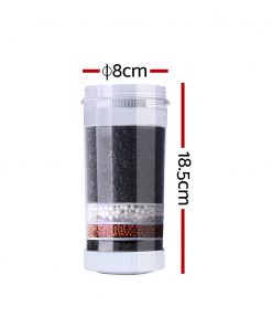 6-Stage Water Cooler Dispenser Filter Purifier System Ceramic Carbon Mineral Cartridge