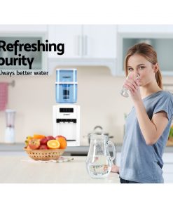 6-Stage Water Cooler Dispenser Filter Purifier System Ceramic Carbon Mineral Cartridge