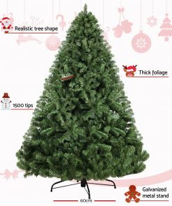 Jingle Jollys 2.4M 8FT Christmas Tree Xmas Decoration Home Decor 1500 Tips Green