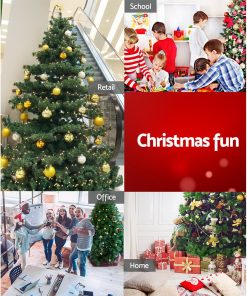 Jingle Jollys 2.4M 8FT Christmas Tree Xmas Decoration Home Decor 1500 Tips Green