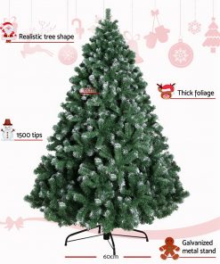 Jingle Jollys 8FT Christmas Snow Tree