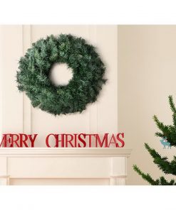 Jingle Jollys 60cm Christmas Wreath - Green