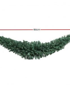 Jingle Jollys 6FT Christmas Garland - Green