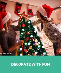 Jingle Jollys 1.8M 6FT LED Christmas Tree Optic Fiber Xmas Multi Colour Lights