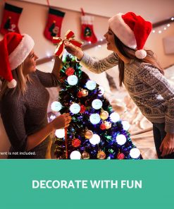 Jingle Jollys 1.8M 6FT LED Christmas Tree Xmas Optic Fiber Multi Colour Lights