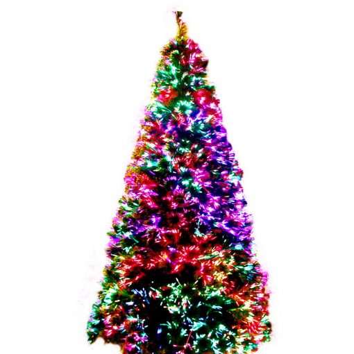 Jingle Jollys 2.4M 8FT LED Christmas Tree Xmas Optic Fiber Multi Colour Lights