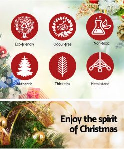 Jingle Jollys 2.4M 8FT Christmas Tree 1000 Tips Green