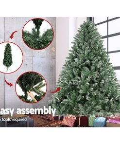 Jingle Jollys 7FT Snow Tips Christmas Tree