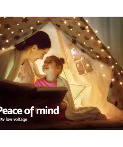 Jingle Jollys 3M Christmas Curtain Fairy Lights String 480 LED Party Wedding