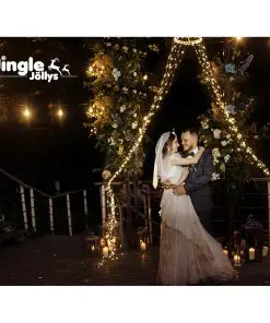 Jingle Jollys 3M Christmas Curtain Fairy Lights String 480 LED Party Wedding