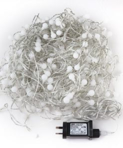 Jingle Jollys 300 LED Curtain Lights - Cold White