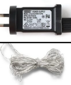 Jingle Jollys 600 LED Curtain Lights - Cold White