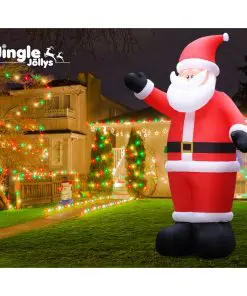 Jingle Jollys 5M Christmas Inflatable Santa Decorations Outdoor Air-Power Light