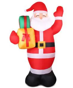 Jingle Jollys 2.4M Christmas Inflatables Santa Xmas Light Decor LED Airpower