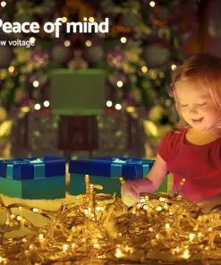 Jingle Jollys 500 Icicle Lights - Warm White