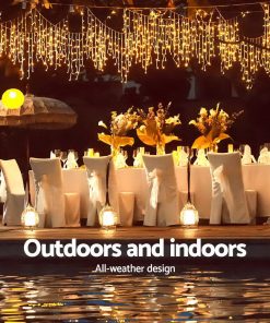 500 LED Solar Powered Christmas Lights 20M Warm White