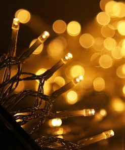 Jingle Jollys 800 LED Christmas Icicle Lights Warm White