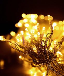 Jingle Jollys 800 LED Christmas Icicle Lights Warm White