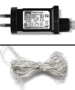 Jingle Jollys 12.5M Christmas Snowball String Lights - Multi Colour