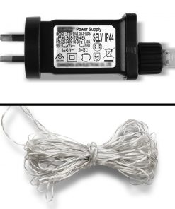 Jingle Jollys 20M Christmas Snowflake String Lights - Multi Colour