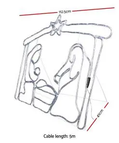 Jingle Jollys Motifs Lights - Nativity Scene