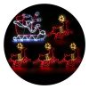 Jingle Jollys Christmas LED Motif Light Rope Santa Reindeer Jingle Jollys Christmas LED Motif Light Rope Santa Reindeer