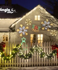 Jingle Jollys Christmas LED Motif Lights Rope Snowflake