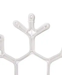 Jingle Jollys Christmas LED Motif Lights Rope Snowflake Warm White