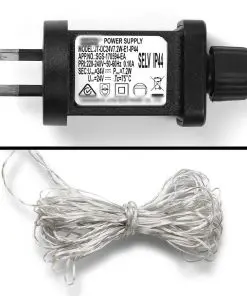 Jingle Jollys Christmas LED Motif Lights Rope Snowflake Warm White