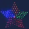 Jingle Jollys Christmas Lights Motif LED Star Net Waterproof Outdoor Colourful