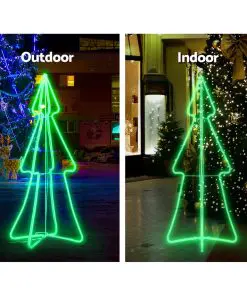 Jingle Jollys Christmas LED Motif Light 1.2M Tree Waterproof Colourful