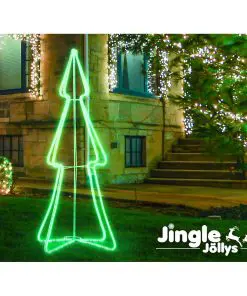 Jingle Jollys Christmas LED Motif Light 1.2M Tree Waterproof Colourful