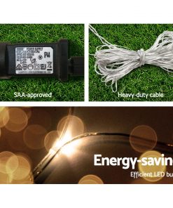 Jingle Jollys 4mx6m Christmas Net Mesh Lights 1000LED String Fairy Party Wedding