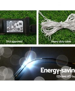 Jingle Jollys 4mx6m Christmas Net Mesh Lights 1000LED String Fairy Party Wedding