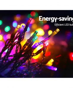 Jingle Jollys 100M Christmas String Lights 500LED Multi Colour