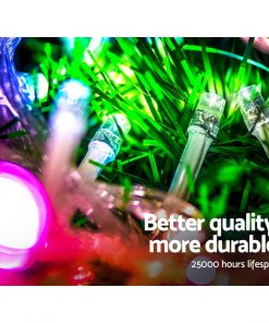 Jingle Jollys 100M Christmas String Lights 500LED Multi Colour