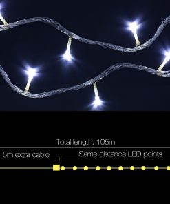 Jingle Jollys 100M Christmas String Lights 500LED Party Wedding Outdoor Garden