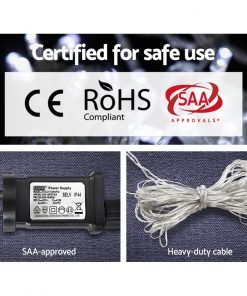 Jingle Jollys 100M Christmas String Lights 500LED Party Wedding Outdoor Garden