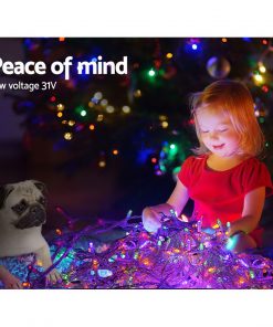 Jingle Jollys 50M Christmas String Lights 500LED Multi Colour