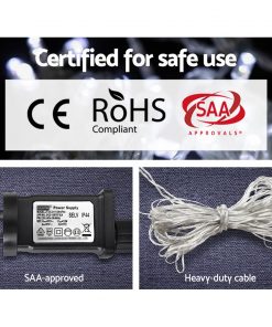 Jingle Jollys 50M Christmas Light String Lights LED Party Wedding Outdoor Garden