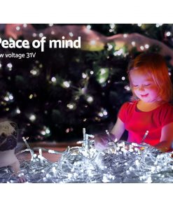 Jingle Jollys 50M Christmas Light String Lights LED Party Wedding Outdoor Garden